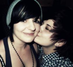 adorablelesbiancouples:  This is me (Shorter) and my beautiful