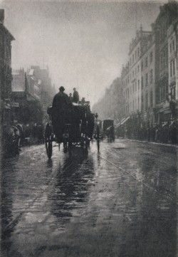  Oxford Street, A Wet Day, 1897, George Davison 