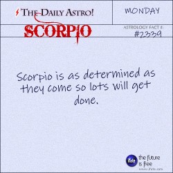 dailyastro:  Scorpio 2339: Visit The Daily Astro for more facts