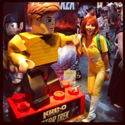 Lego Star Trek. #sdcc #derpface #livelongandprosper (Taken with