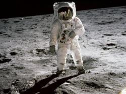 pbsthisdayinhistory:  July 20, 1969: First Man Walks on the Moon