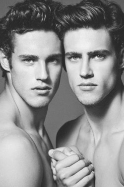 whitelies-darkdetails:  The Stenmark twins, that is to say the