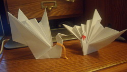 lexlee20:  kujyakubato:  fantail siblings origami \m/ yuuya is