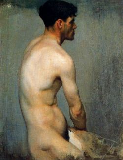 peira:  Carlos Saenz de Tejada:  Desnudo modelo (1918) via Wikipaintings