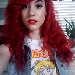 Oh and hiiii here’s my face again. I wore Sailor Moon today.