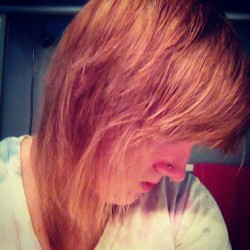 Gonna have to highlight it. 😔#hair #dye #colour #blonde  (Taken