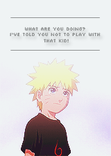 sasuke:   The Childhoods of Naruto; How it must feel…so much