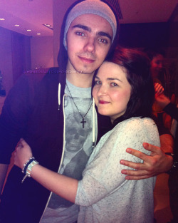 Me & Nathan in Glasgow. Please ignore me, I was out of it.