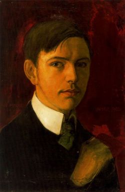 erretratu:  August Macke - “Autorretrato” 1906 