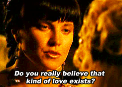  Xena: In the third act, you had your hero throw himself over