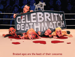 sopaipillasconpure:  Celebrity Deathmatch Uno de los mejores