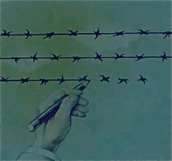 The difference between Freedom & Slavery is one thin line.