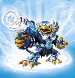 I think Jet-Vac is my favorite out of the new Skylanders. He