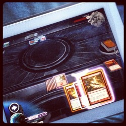 You guys, I&rsquo;m kind of obsessed with the Magic iPad app. Can&rsquo;t. Stop. Playing. (Taken with Instagram)