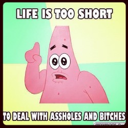 sickschizo:  A bit of wisdom from spongebob’s friend patrick