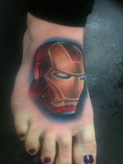 fuckyeahtattoos:  This is my Iron Man tattoo taken just after