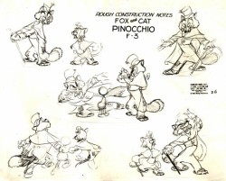 rotoscopers:  Character Model: Pinocchio (1940) -  Honest John