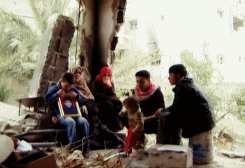 ninjahijabi:  omairville:   Palestinian family grieving over
