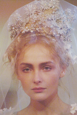 wink-smile-pout:  Snejana Onopka at Christian Lacroix Haute Couture