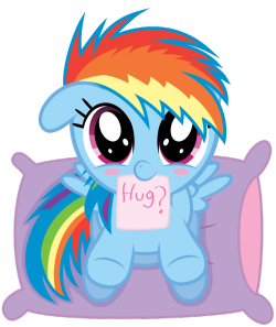 xiest:  Dashie Hug Time? by *Chubble-munch 