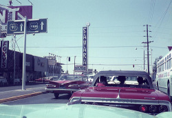 fuckyeahvintage-retro:   Las Vegas Strip, 1965  