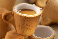 laughingsquid:  An Edible Cookie Coffee Cup 