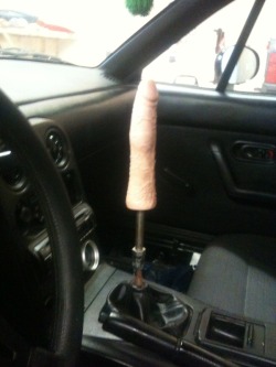 heyyitsraniel:  Sooo… It’s a dildo shift knob.. Not a “dildo”