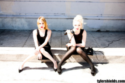 Emma Roberts & Francesca Eastwood -Tyler Shield