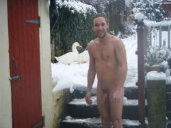 biversbear:  Special series -Dicks in Snow300 pictures of men