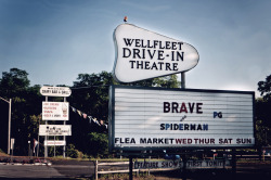 speedofmyshutter:  Wellfleet drive-in. I’m thinking of swapping