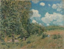 cavetocanvas:  Alfred Sisley, The Road from Versailles to Saint-Germain,