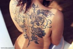Gorgeous back covered in tats