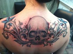 fuckyeahtattoos:  Backpiece done by Jay Rill and The Inkwell