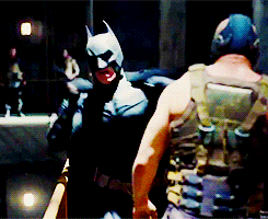 comicsforever:  The Dark Knight Rises: Batman Vs Bane // by Warner