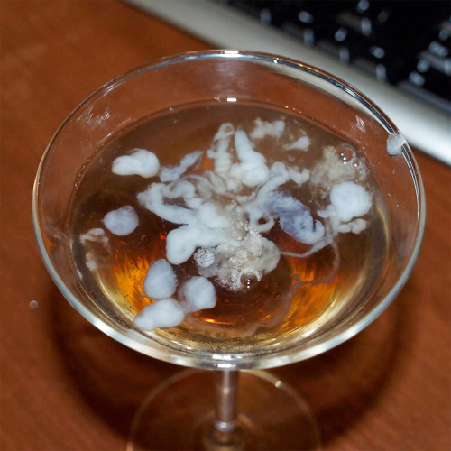 ahumliatedhusband-com:  northwoods518:  The martini they didn’t tell you about in bar tending school…  Shaken not stirred is the only way you can make that drink 