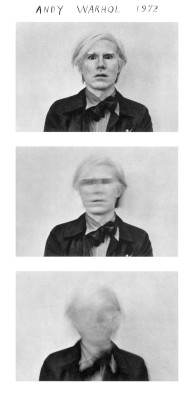 void-dance:  Photo series by Duane Michals: Andy Warhol, 1972
