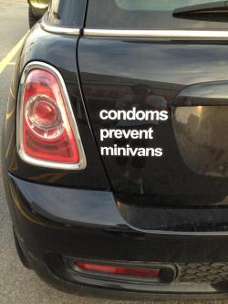 suhhspence:  cheapme:  Found on a Mini Cooper.  HAHAH OMG! 