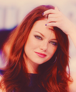 Emma Stone. Wanted to reblog it from builtforspeed but I liked