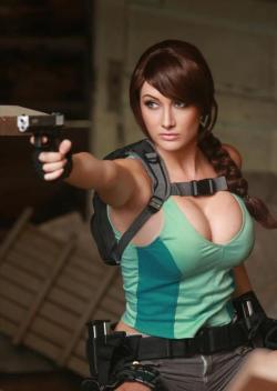 cosplaycomicsmusic:  Dayna Baby Lou as Lara Croft 1 