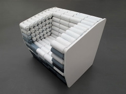 escapekit:  Spray paint cans armchair Designed by Italian designer