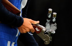 Badass pic from the Olympics skeet shoot.