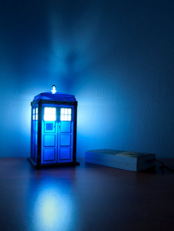 doctorwho:  Handmade TARDIS nightlight gingerbatches:  TARDIS