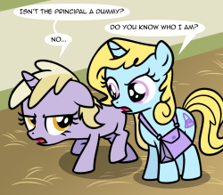askpun:  Dinky has a way of staying out of trouble… usually.