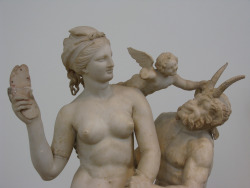 figure-studies:  Aphrodite, Pan, and Eros (circa 100 BC) 