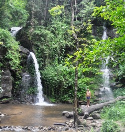 asianhunks:  Joe and I just got back from Thailand. Â We always find a spot where he can get naked. Â This is at a waterfall in Chiang Mai. Â Love my Joe!