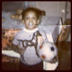 Me and my 2 favorite toys. #throwback #polaroid #oldpic #instaphoto