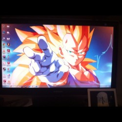 #dbz #dragonballz #dragonball #vegeta  my desktop (Taken with