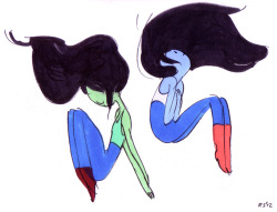 Marceline sketches, marker experiment… 