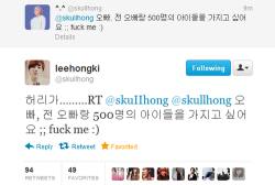 honggi:  Translation: My hips……… RT @skuIIhong @skullhong