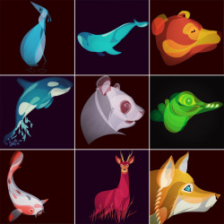 bentheillustrator:  YOU CAN NOW PRE-ORDER MY FLUID ANIMALS 2013